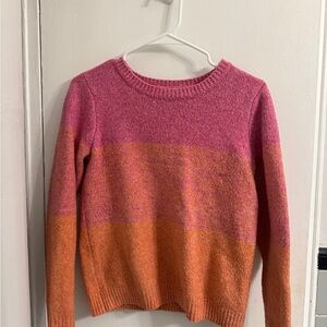 cupcakes & cashmere Pink and Orange Women's Sweater